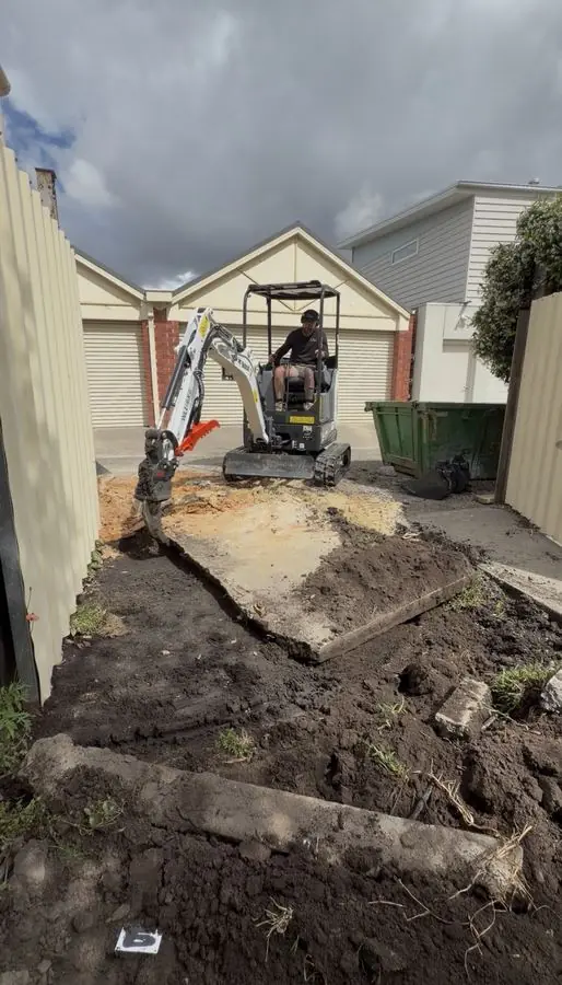 Concrete sub-grade for paving