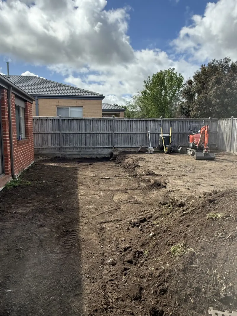 Site cuts and excavation work